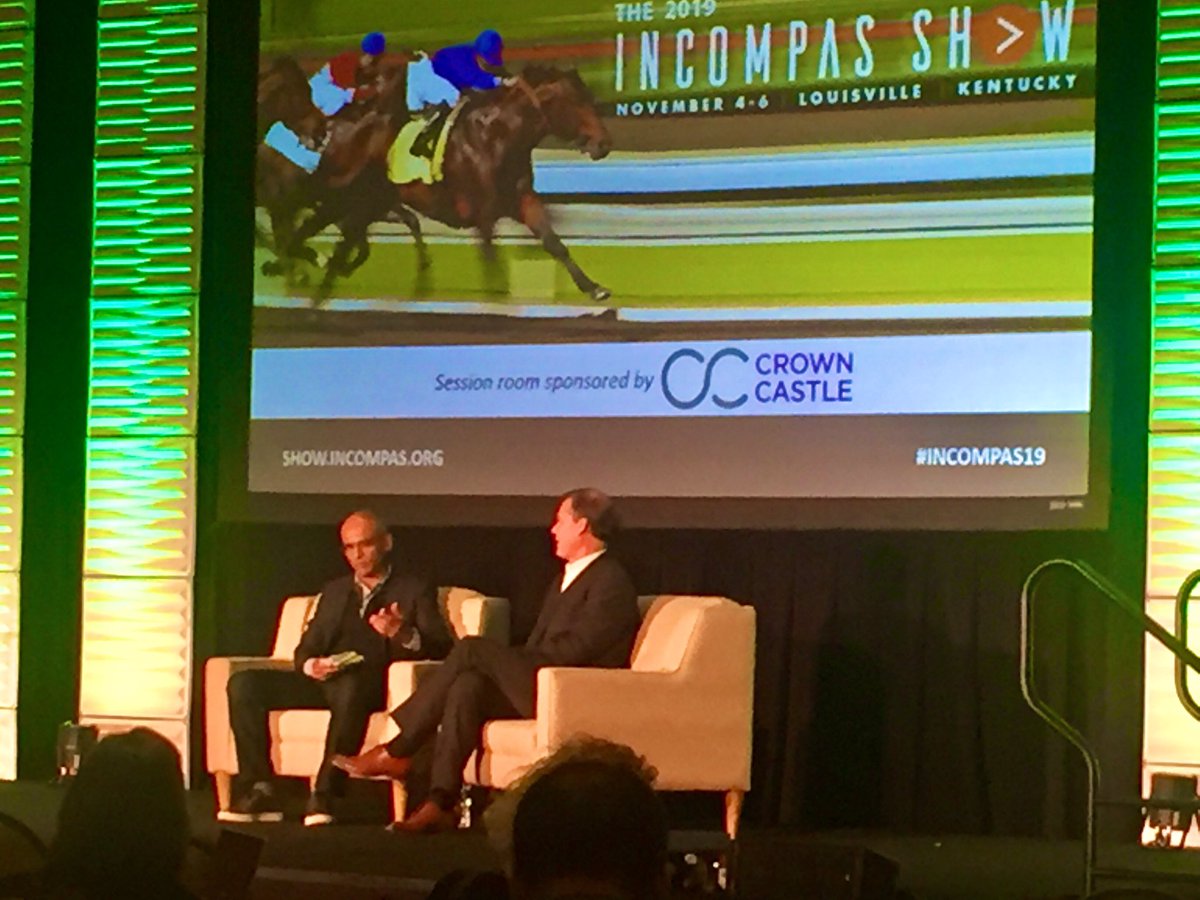 MadyStOnge's tweet image. Our @starryinternet CEO @ckanojia chatting w/ @INCOMPAS CEO @ChipPickering on Starry’s fixed wireless tech, nationwide expansion plans, customer first philosophy and commitment to expanding affordable, high quality broadband access in communities across the US. #INCOMPAS19