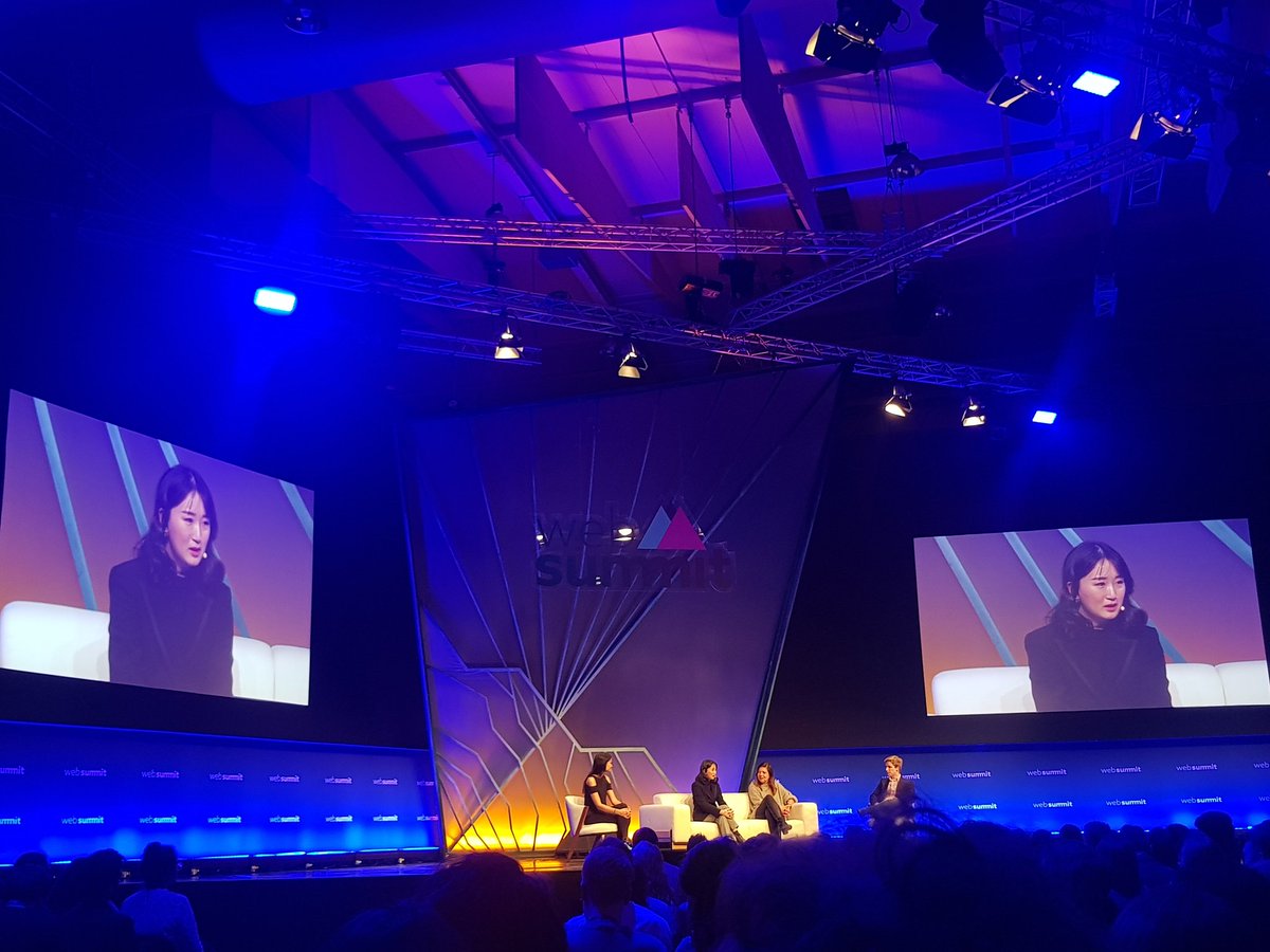 Loving this all female panel of unicorn founders 👏🏼👏🏼 what an incredible day so far of #websummit. Feeling proud to be from APAC listening to <a href="/canva/">Canva</a> <a href="/airwallex/">Airwallex</a> talk about solving real problems on the way to startup success