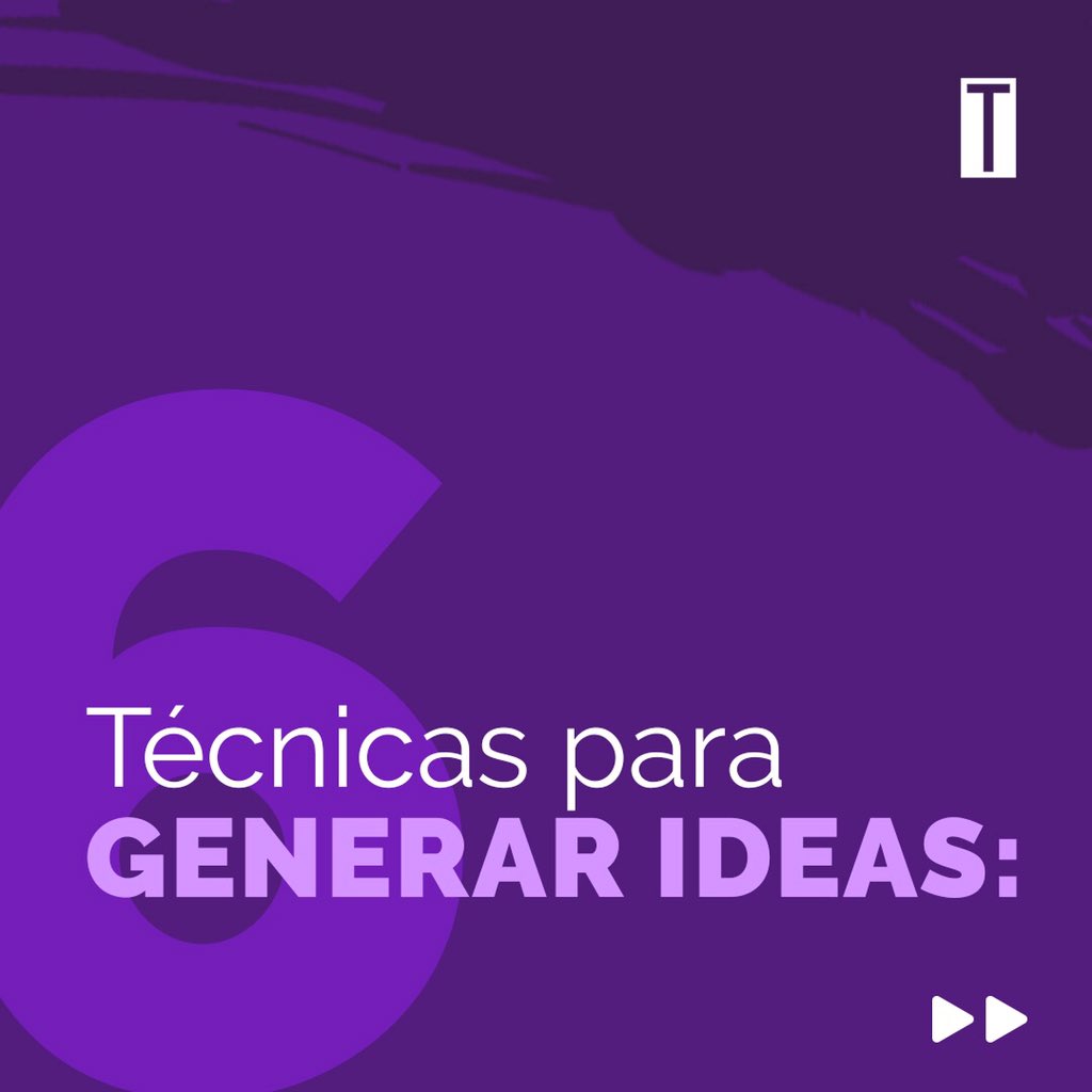 trasemprender's tweet photo. Con estas técnicas recuperarás la #creatividad :
1) Busca un ambiente cómodo 
2) Evita la predisposición
3) Busca elementos que te inspiren
4) Escribe cuantas ideas se te ocurran
5) No descartes ideas
6) Inténtalo de nuevo al día siguiente https://t.co/KBUhgjVtwp