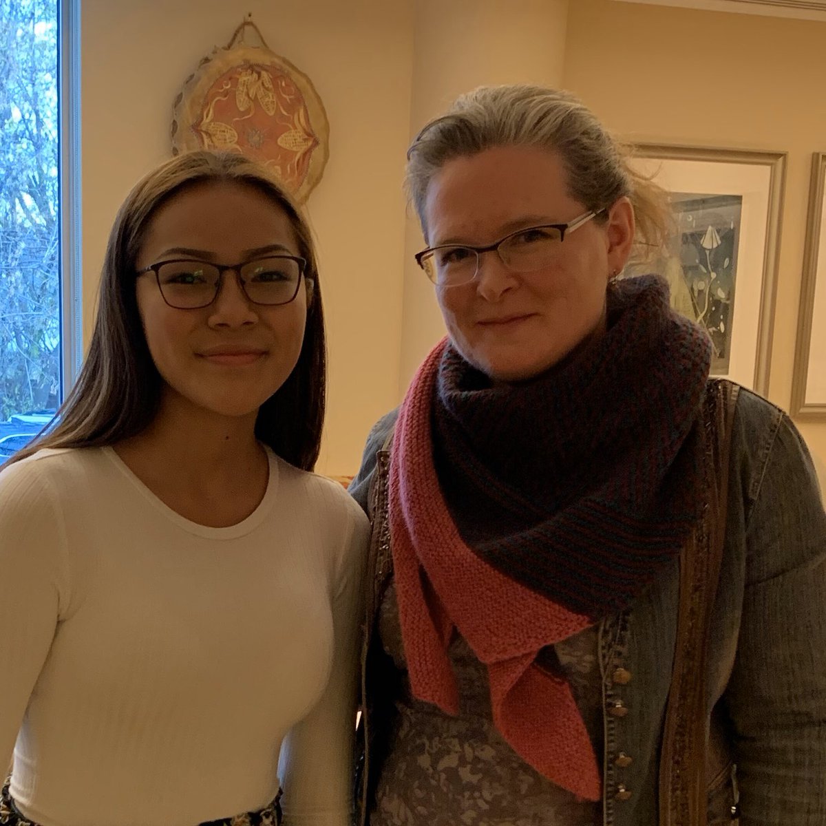 Everything is connected. Culture. Climate. Water. Livelihood. Economy. Community. Generations. Today, I had the privilege of learning from tremendous leaders, teachers, from different places and different generations. Meegwetch Sheila Watt Cloutier, Stephanie and Autumn Peltier