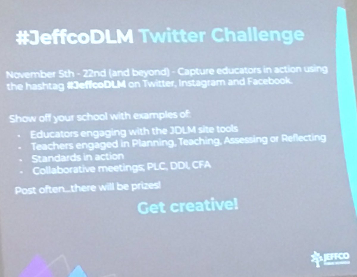 teamGGES's tweet image. Community superintendent Dave Weiss kicks off the #JeffcoDLM Twitter Challenge!