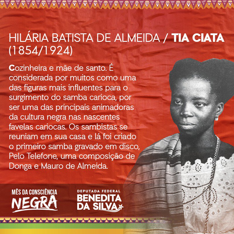 MÊS DA CONSCIÊNCIA NEGRA! Saiba quem foi TIA CIATA! #zumbi #dandara #ConscienciaNegra #ConsciênciaNegra #povonegro #populaçãonegra #Resistencia #luta #igualdade #justiça #20denovembro #diadaconsciêncianegra