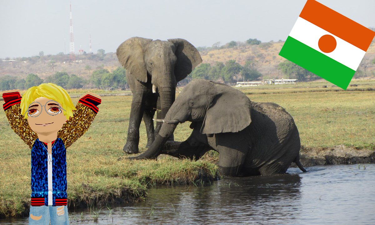 Roblox__BTS's tweet photo. Looking at the country of Niger elephants before the concert 그래서 큰!~ 
@NigerRoblox 

Roblox Jimin https://t.co/S0O8xlazQP