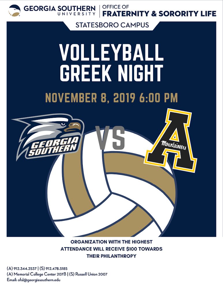 Join us this Friday as we take on App State! #GATA 🦅