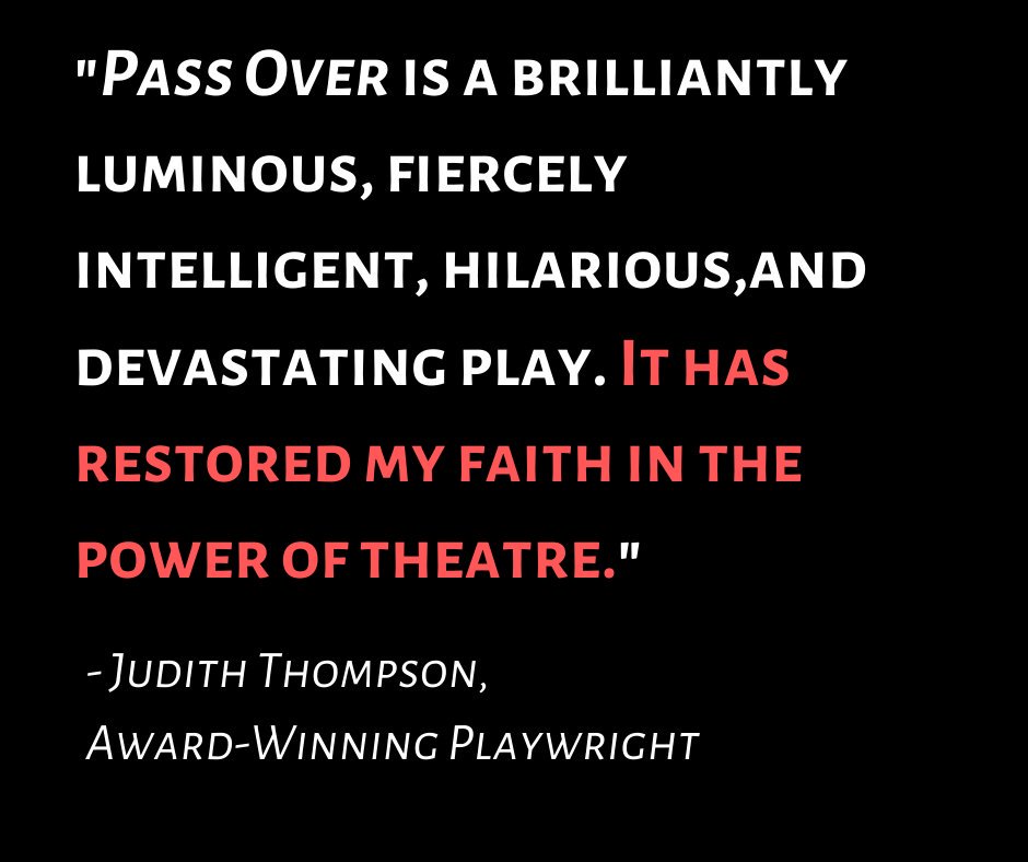 obsidiantheatre's tweet photo. What are you waiting for? #PassOverTO #theaTO #FinalWeek @buddiesTO #JudithThompson
Tickets:
https://t.co/nMU6K1926O https://t.co/Sood0vkCOY