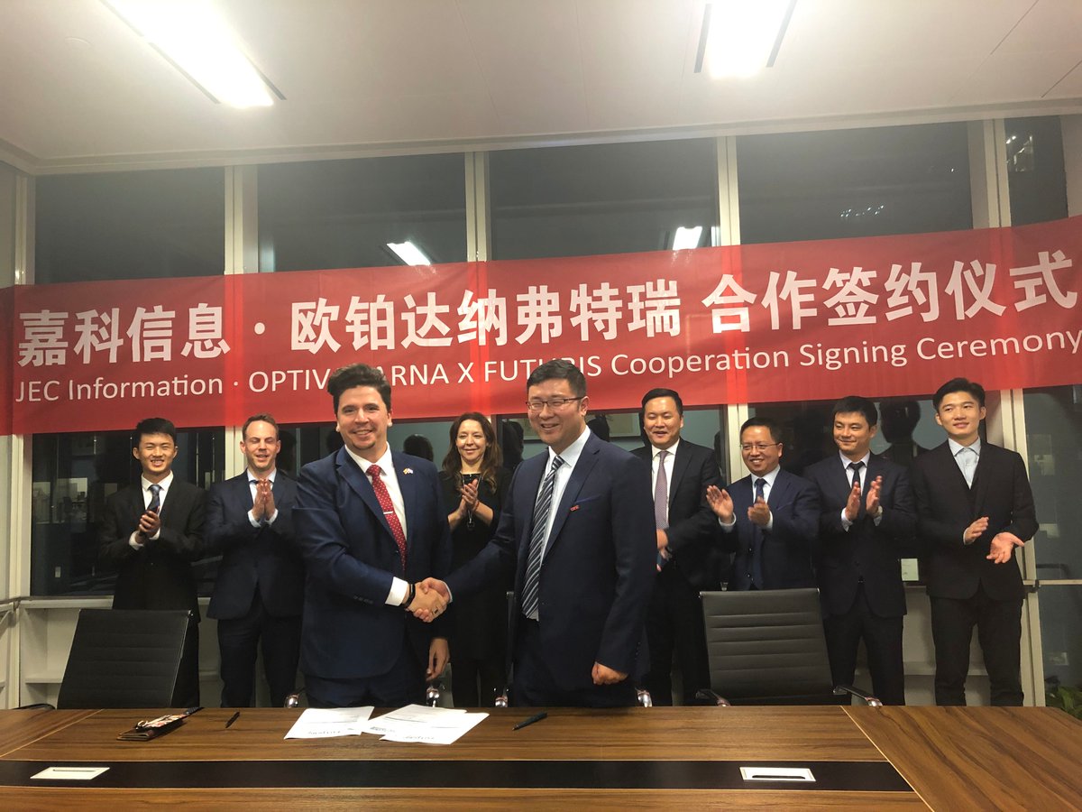atmotrack's tweet photo. On the sidelines of the meeting between #Macron and #xijingping in #Shanghai Shanghai, Franco / Chinese cooperation is strengthened with the signing of a partnership #JecInformation #OptivaDarna #FuturisEnvironment 🇨🇳🇫🇷 #AtmoTrack #BreatheBetter #AirQuality https://t.co/HOMgTBGVDE
