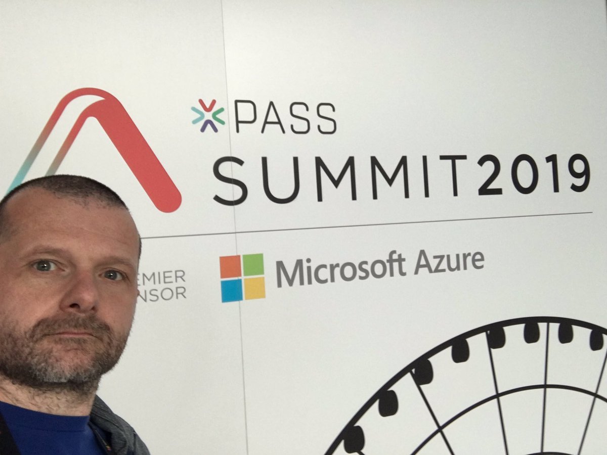jrowlandjones's tweet image. Still very proud to be part of the #sql community and represent @SQLServer at #PASSSummit this year. Come find me and let’s talk #SQLServer2019 #DataVirtualization and #Azure data services on #AzureArc. #PASSselfie