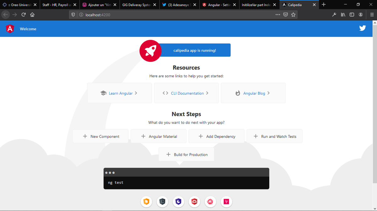 khaleb_dev's tweet photo. #150DaysOfALC4 #ALCwithGoogle #GrowWithGoogle
After 3weeks of battle with Angular installation and Setup, I finally fixed it. Thanks to @kingzamzon
I never knew my antivirus could hinder Angular Installations.
#life_of_a_programmer
#weird_coder #weird_energy https://t.co/QsvXabpdSe
