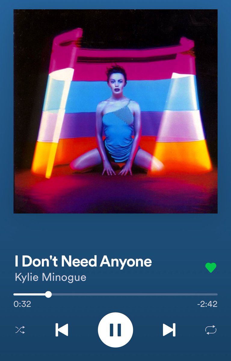 ShaktiEvo's tweet photo. #NowPlaying I Don’t Need Anyone @kylieminogue - from album “Impossible Princess” (1998). 

#KylieMinogue #ImpossiblePrincess #IDontneedanyone 

https://t.co/bCsMO9UUhQ https://t.co/z1bRlKW0wA