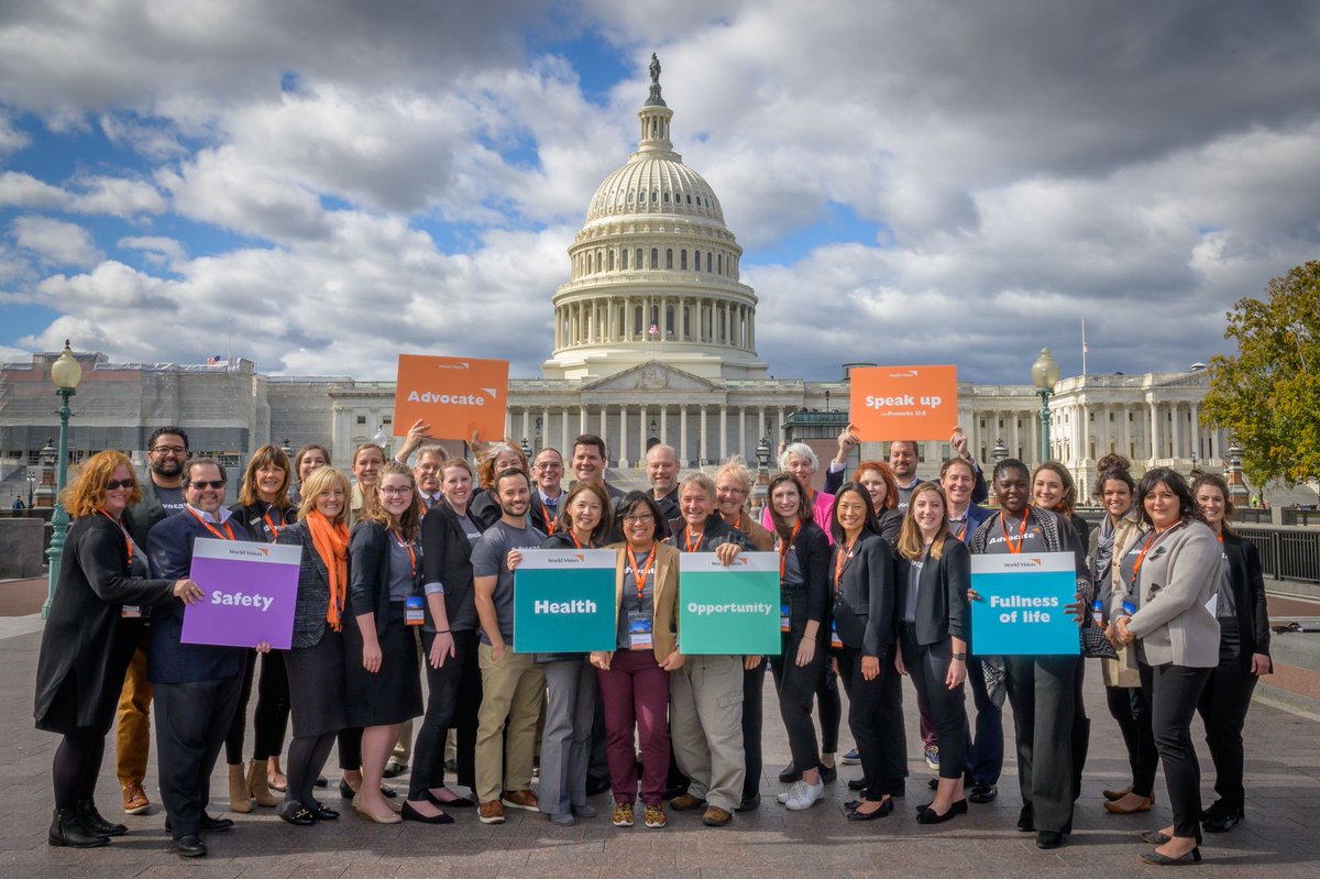 WorldVisionUSA's tweet photo. SO THANKFUL for everyone who was able to make it to our Advocacy Camp this year to speak up for the safety, health, &amp; opportunity for all God’s children! 🙌 https://t.co/VKLsGFfmYY 

#WVAdvocacy https://t.co/phFXfJ0QiV