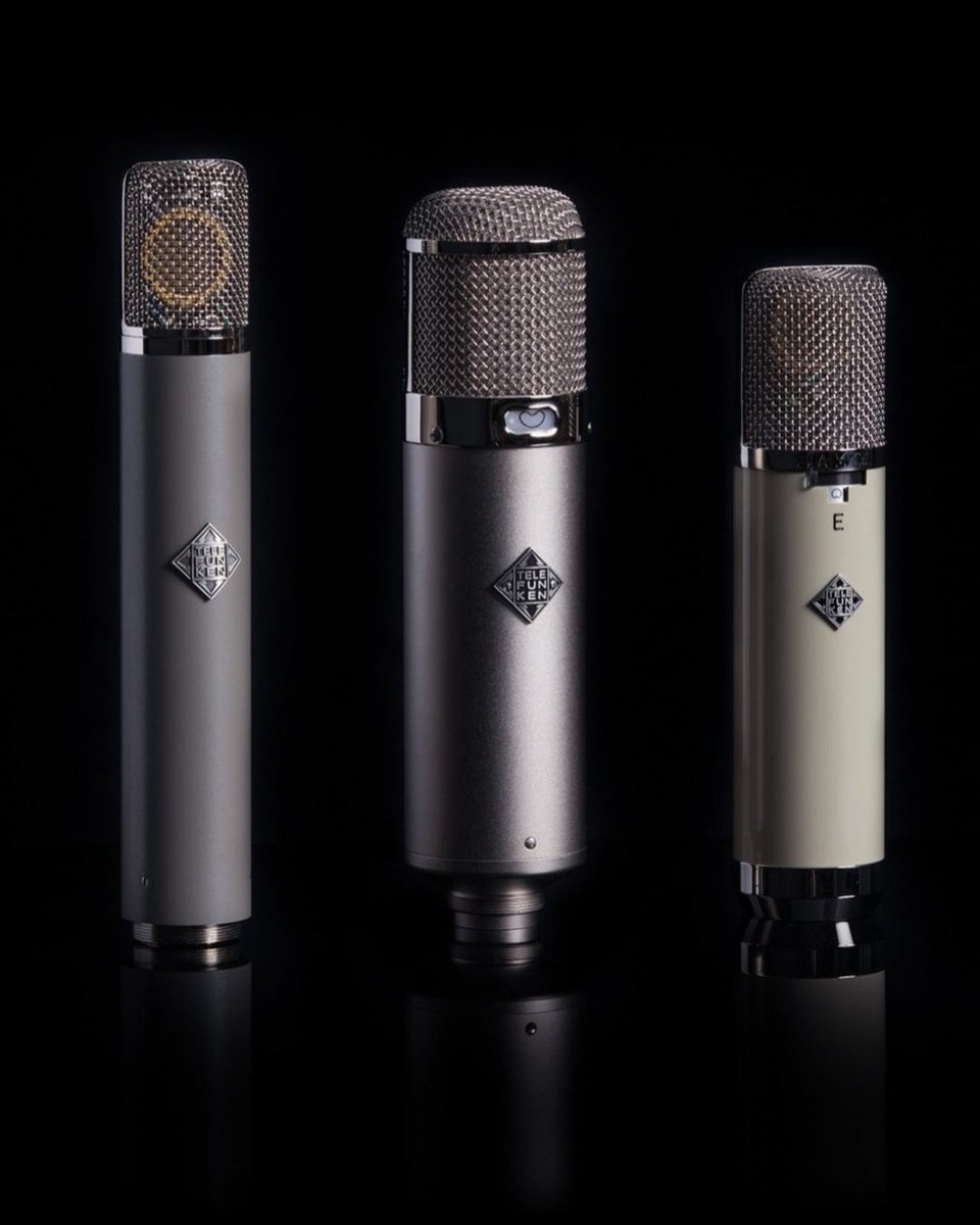 TELEFUNKEN_Mics's tweet photo. The renowned C12, U47, and ELA M 251E are uncompromising reissues of their vintage predecessors; the absolute pinnacle of vacuum tube microphone technology. #telefunken #telefunkenmics #C12 #U47 #ELAM251E
https://t.co/wYBAcMO2Y3 https://t.co/1IDuFxCwUr