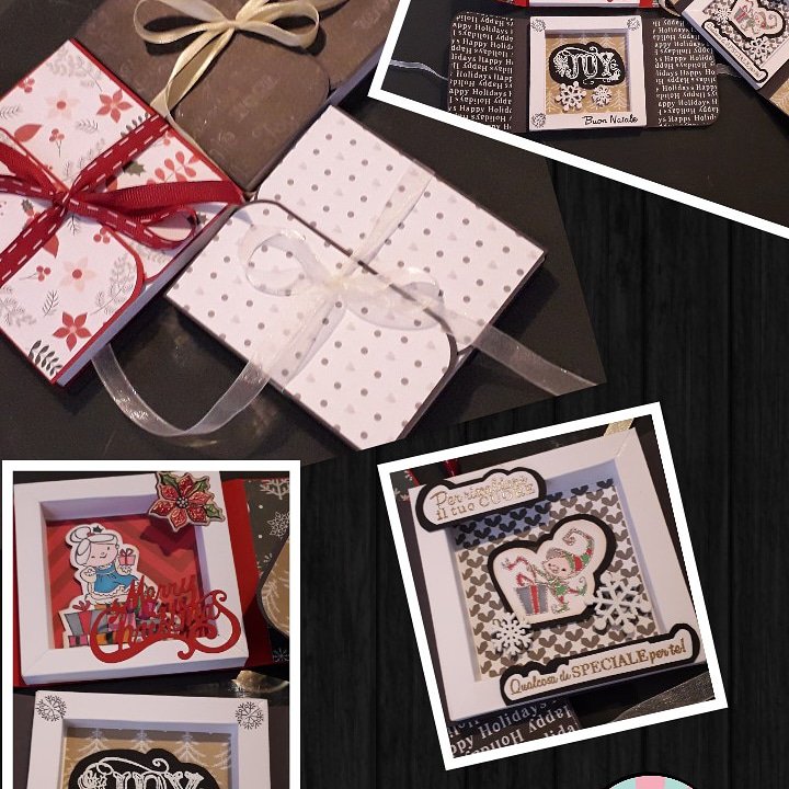 UNPANNO's tweet photo. Shadow box natalizie ... un modo originale per i vostri auguri di Natale!!!

#handmade #fattoamano #creativity #carta #scrapbooking #natale #festa #bigliettiauguri https://t.co/mYgwv0WYn5