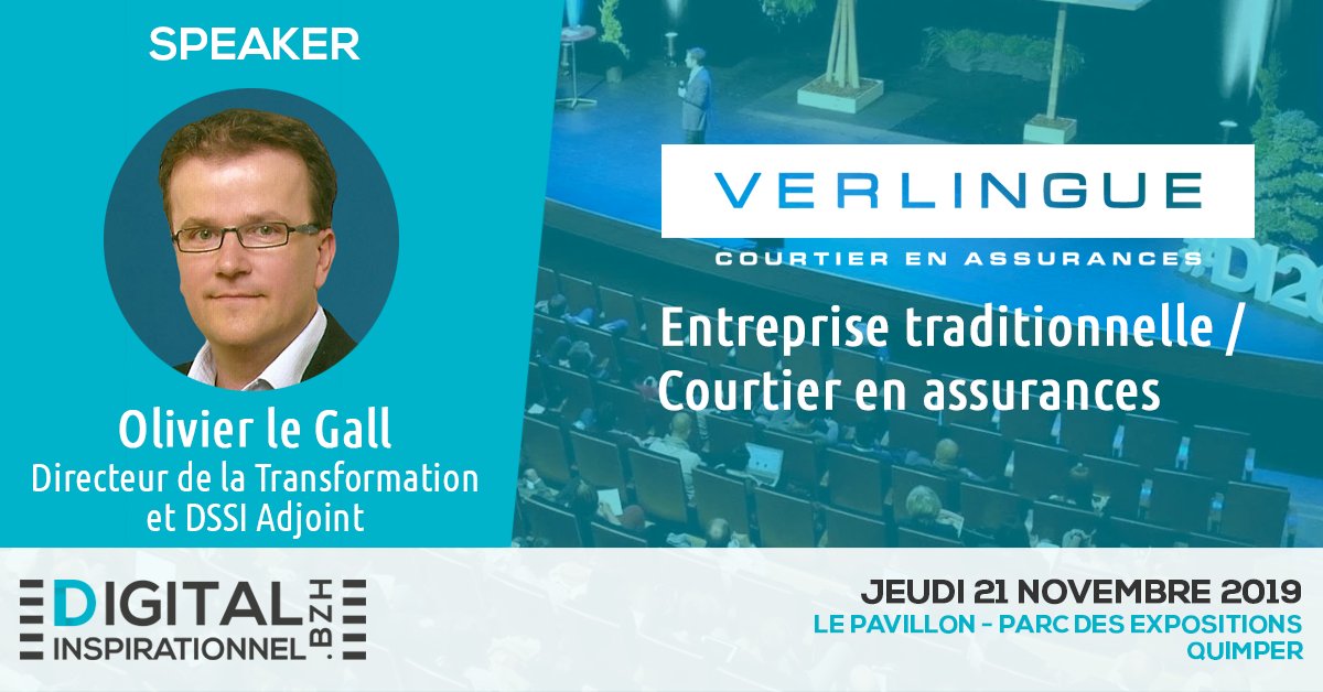 digital_inspi's tweet photo. 📢 Annonce speaker 📢
@Verlingue, courtier en assurances au CA de 166M€ à pour objectif de le doubler en 3 ans et c'est sur la transformation digitale que l'effort le plus significatif va porter. Olivier Le Gall, directeur de la transformation nous expliquera cet investissement. https://t.co/XYEtRLXxfG
