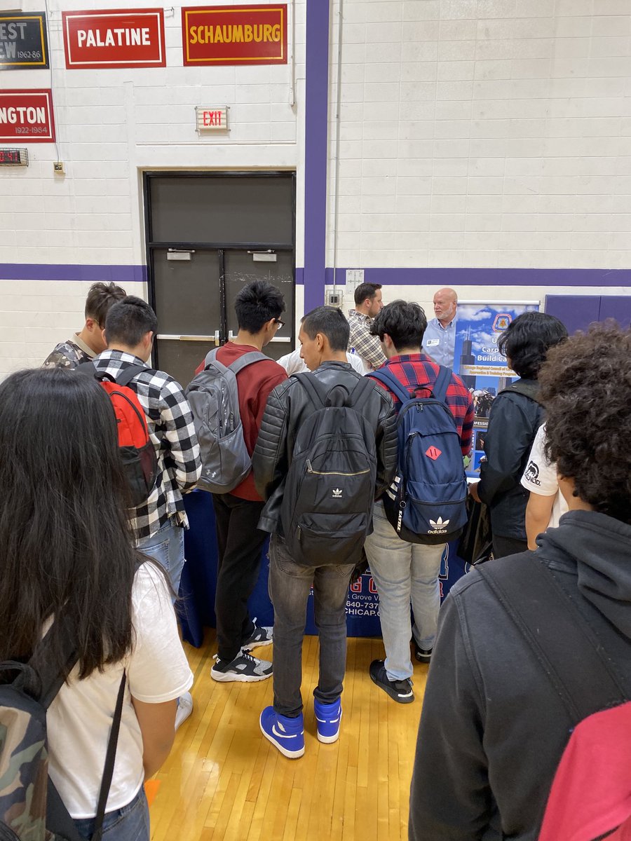 “Promote trades with the same enthusiasm as college”

We do at ⁦<a href="/ElkGrove_HS/">Elk Grove High Sch.</a>⁩.
#skilledtradesfair2019