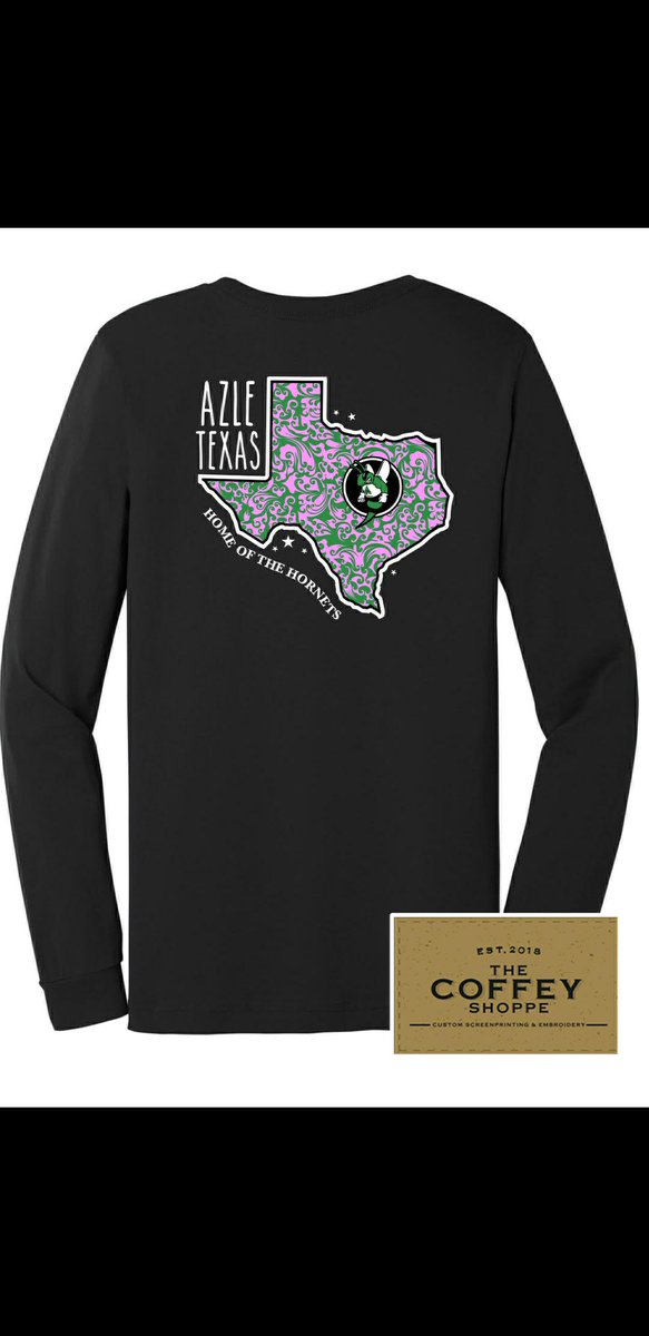 AzleYouth's tweet photo. Azle Hornet Merchandise Now Available!!

These items are PRE-SALE ONLY!  
Orders will close November 15th. Once orders arrive AYS will schedule pick up days and times.
https://t.co/aH0jgTbmRo https://t.co/jeZX1lnZxV