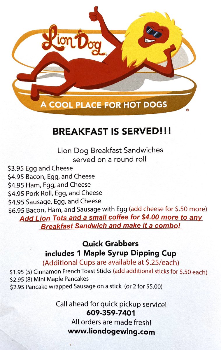 LionDogEwing's tweet photo. It’s never too late for breakfast! Stop by lion dog to try our awesome breakfast menu - served all day! #porkrolleggandcheese https://t.co/VLM7Nu3ryH