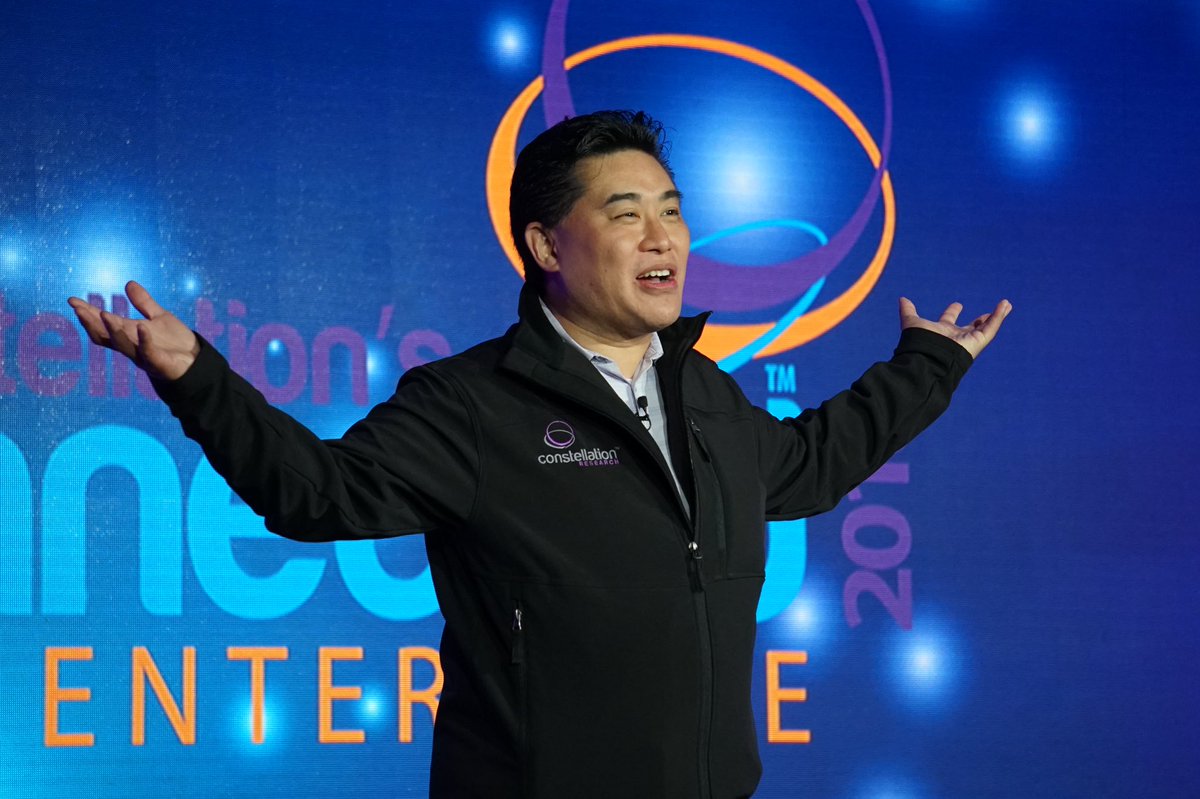 Giving a rousing kickoff to #CCE2019, <a href="/rwang0/">R “Ray” Wang 王瑞光 #Cupertino #AI #Energy R.NFT</a> starts the 9th annual Constellation Connected Enterprise in Half Moon Bay, CA.
#digitaltransformation #cio #cdo #cmo #ceo
