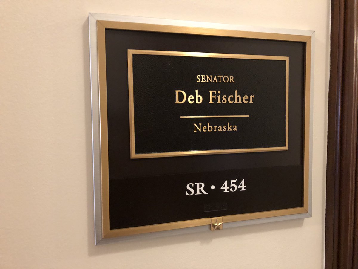AfricansUS's tweet photo. We made a stop by @SenatorFischer’s office to ask that the senator support #TPS and #DED recipients in our fight for #PermanentSolutions. Thankful that we were able to have two TPS holders with us from Nebraska. There are nearly 2,000 TPS recipients in Nebraska. #BeyondTemporary https://t.co/nrnpDduglk