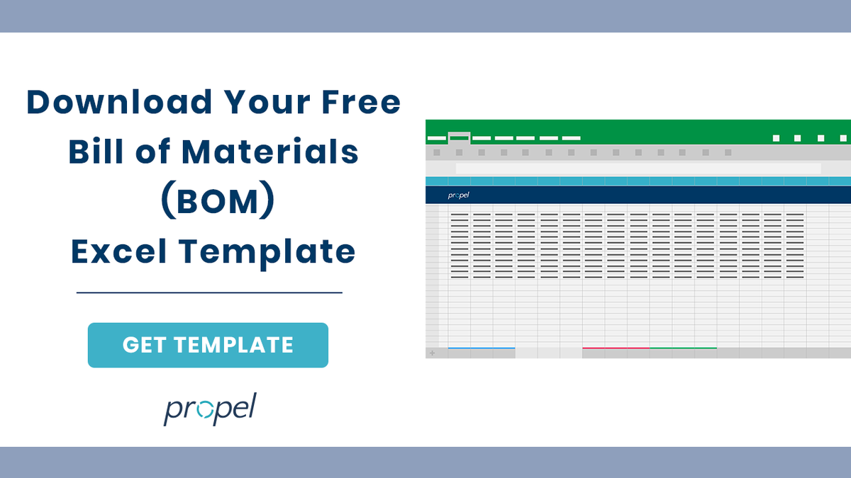 PropelConverged's tweet image. A bill of materials (BOM) is a comprehensive list of items and the quantities of each needed to manufacture a physical product. The precision of the specification is key to quality. Get your free BOM template today bit.ly/33hfGV4

#PLM #ProductSuccessDelivered #CloudPLM