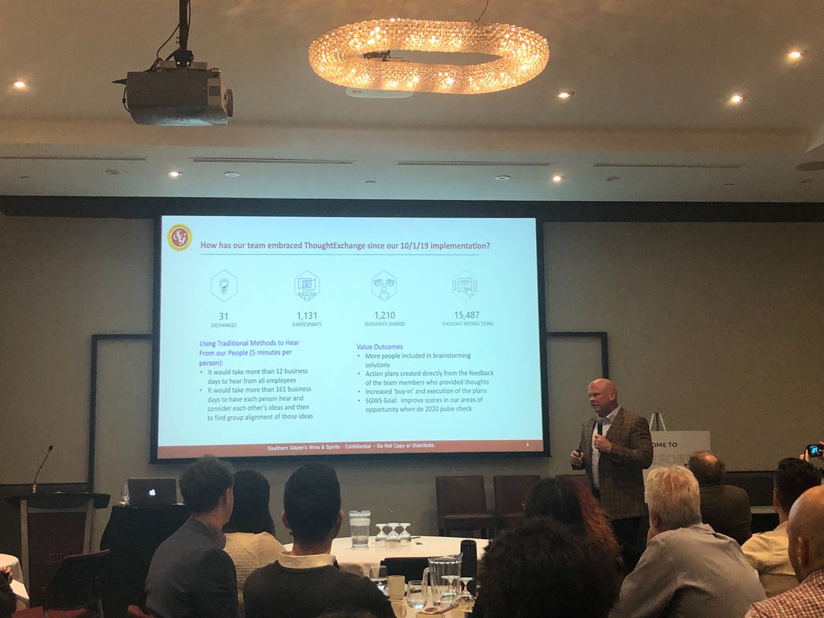 thoughtxchng's tweet image. Cory Cooper from @SGWineSpirits has so much insight to share around #EmployeeEngagement. Here he shares his knowledge of how being #opentolearning has brought them to lead 31 exchanges to #buildtrust in their company #bringpeopletogether #TeTransformToronto #VoE #HR