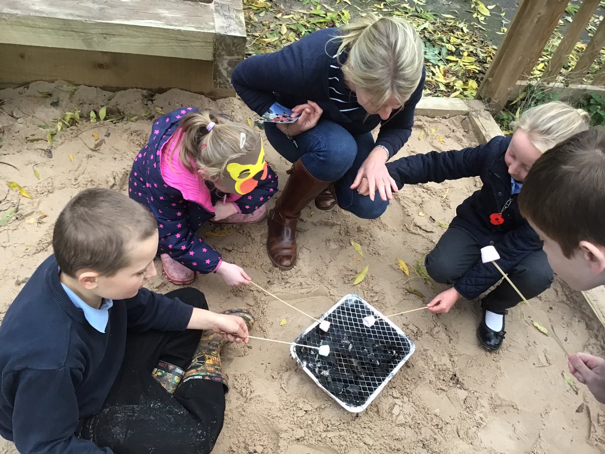 SelworthySchool's tweet photo. Remember, remember the 5th of November.... In Parsley class we talked about the fire safety and roasted some marshmallows. https://t.co/q3OnaGBUyI