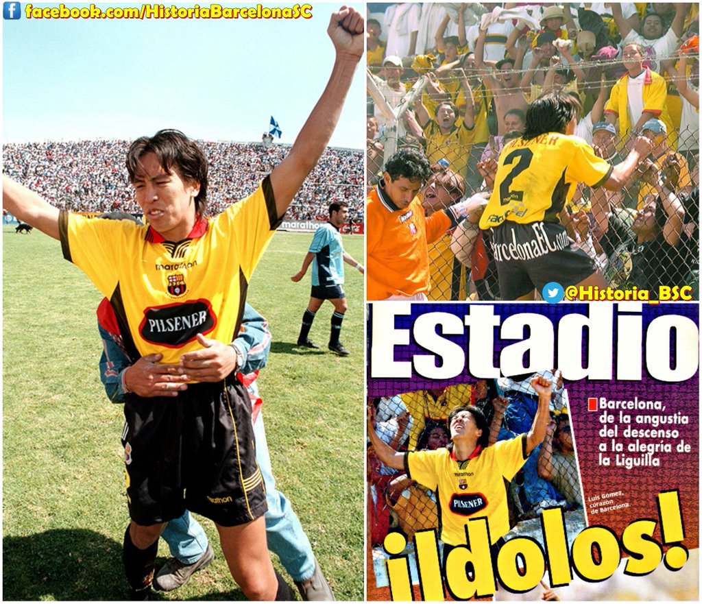 Historia_BSC's tweet photo. #UnDiaComoHoyBSC (Año 2000)

Macará 0 - 1 BARCELONA S.C.

Estadio Bellavista | 19.000 aficionados | Gol: Luis Gómez.

¡JAMÁS EN LA B! https://t.co/nwxvwnBMsM