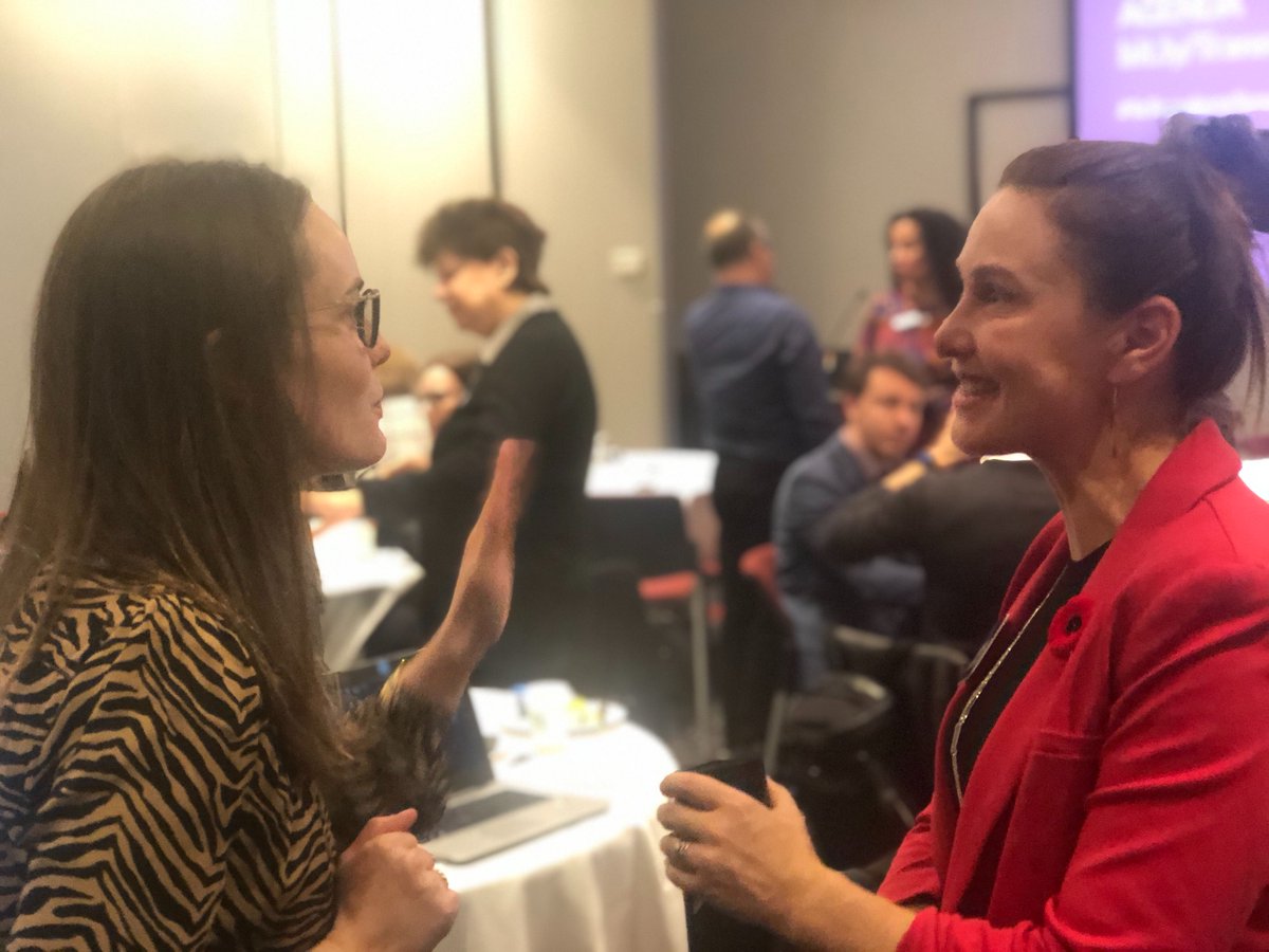thoughtxchng's tweet photo. 30 seconds of bragging: Leaders at #TeTransformToronto started their day today sharing what they are amazing at with someone they have never met. This is harder for some than others! π #Leadership #LeadershipDevelopment #TeEvents #HR #EmployeeEngagement #VoE #CX #EX https://t.co/RjHmkpJ6K8