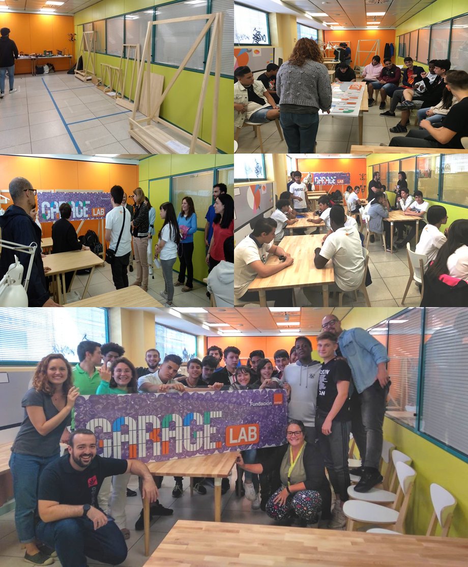 fundacionorange's tweet photo. Así de espectaculares han quedado los nuevos #GarageLab 🚀🤖📱💻 @pinardi_oficial @iestomvalmadrid @Penascalkoop @ulaboral 👏👏👏 

 ✅ 1ª fase #transformaicóndeaula 
#TransformaciónDigital #FPBásica #SolidarityFablab 
@EmpiezaxEducar @enormestudio https://t.co/QklS8GAU3n