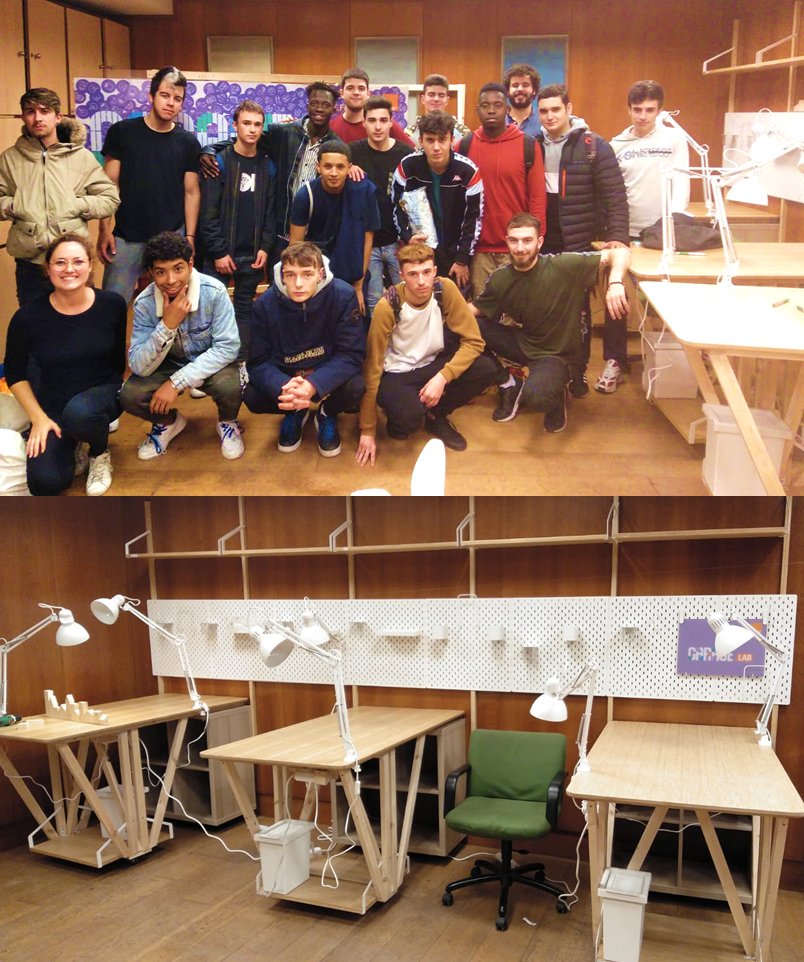 fundacionorange's tweet photo. Así de espectaculares han quedado los nuevos #GarageLab 🚀🤖📱💻 @pinardi_oficial @iestomvalmadrid @Penascalkoop @ulaboral 👏👏👏 

 ✅ 1ª fase #transformaicóndeaula 
#TransformaciónDigital #FPBásica #SolidarityFablab 
@EmpiezaxEducar @enormestudio https://t.co/QklS8GAU3n