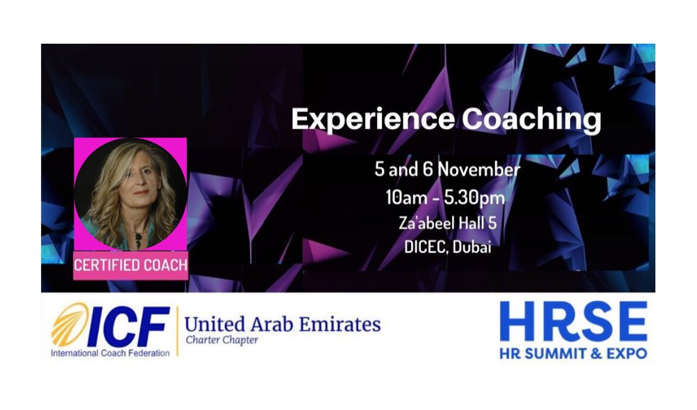 GioRemond's tweet photo. #ExperienceCoaching #ICFUAE #HRSE #Dubai join us tomorrow at #DICEC https://t.co/8VF1odROnW