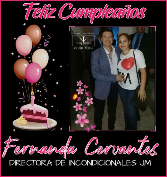 LizOhana89's tweet image. Hoy estamos de manteles largos... Muchas Felicidades a @FerABL1, Directora de @LasInconDeJM por su cumpleaños el dia de hoy... Que la pases increíble en tu dia en compañía de tu familia y que te felicite @j_medina37🥳🎂🎈🎉🎁💞
Te quiero mi wera!!! 💕