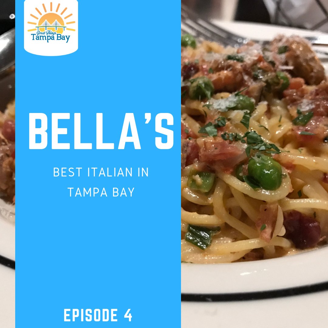 greatthingstb's tweet photo. Great Things Tampa Bay episode 4 features my review of Bella's, While my waistline is happy I don't eat there as often as I like, my heart pines for Confetti Spaghetti and Vesuvio on the weekly. https://t.co/flW0bRggpb #tampa #tampabay #podcast #hydepark #soho #howard https://t.co/Qi5hfKkPKj