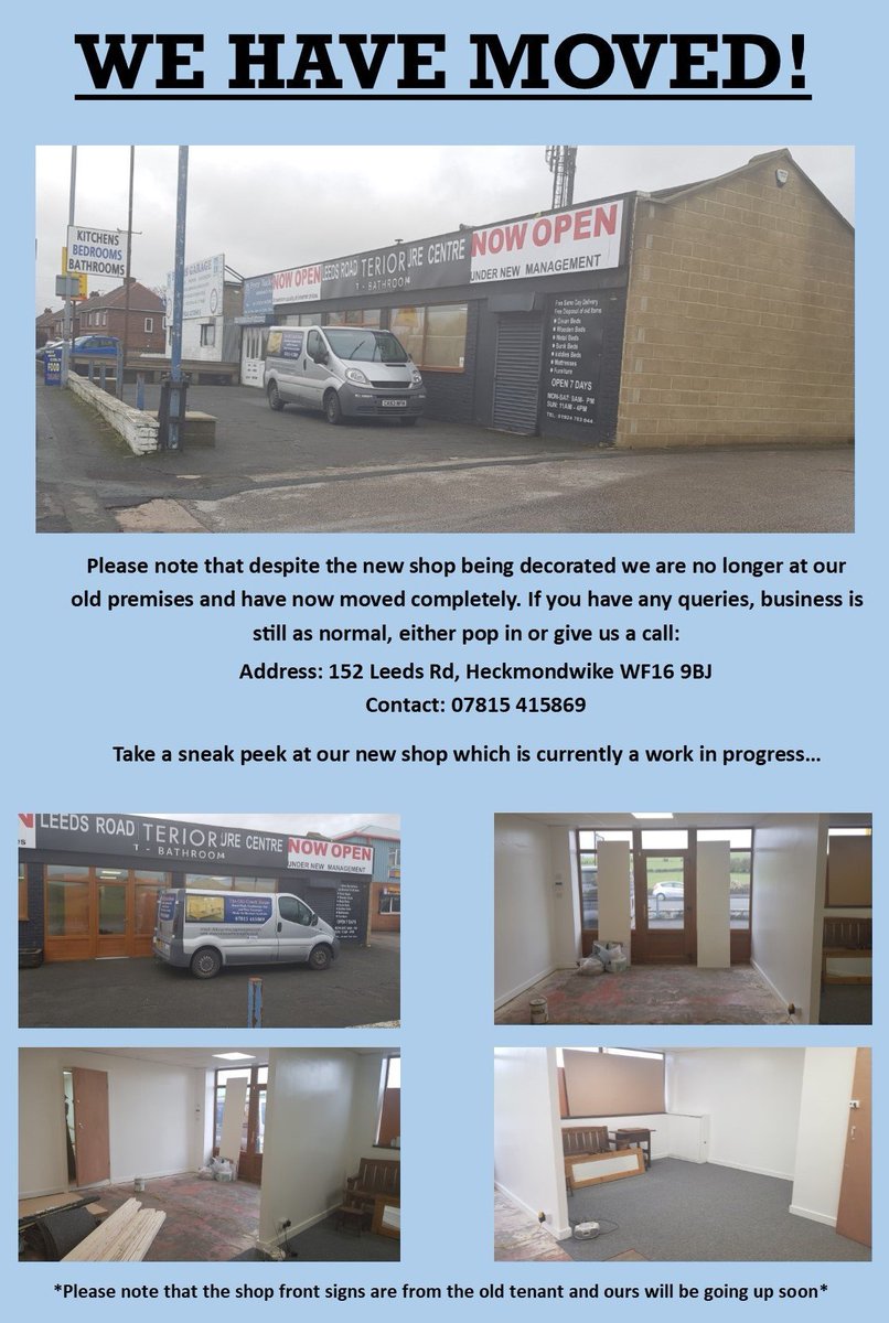 EXCITING NEWS! We have now moved shop to 152 Leeds Road, Heckmondwike, WF16 9BJ; which is located just next to Robin Hood Watersports (Only 8 minutes away from our previous location).

Thank you to all our old and new customers as we look forward to welcoming you at our new shop.