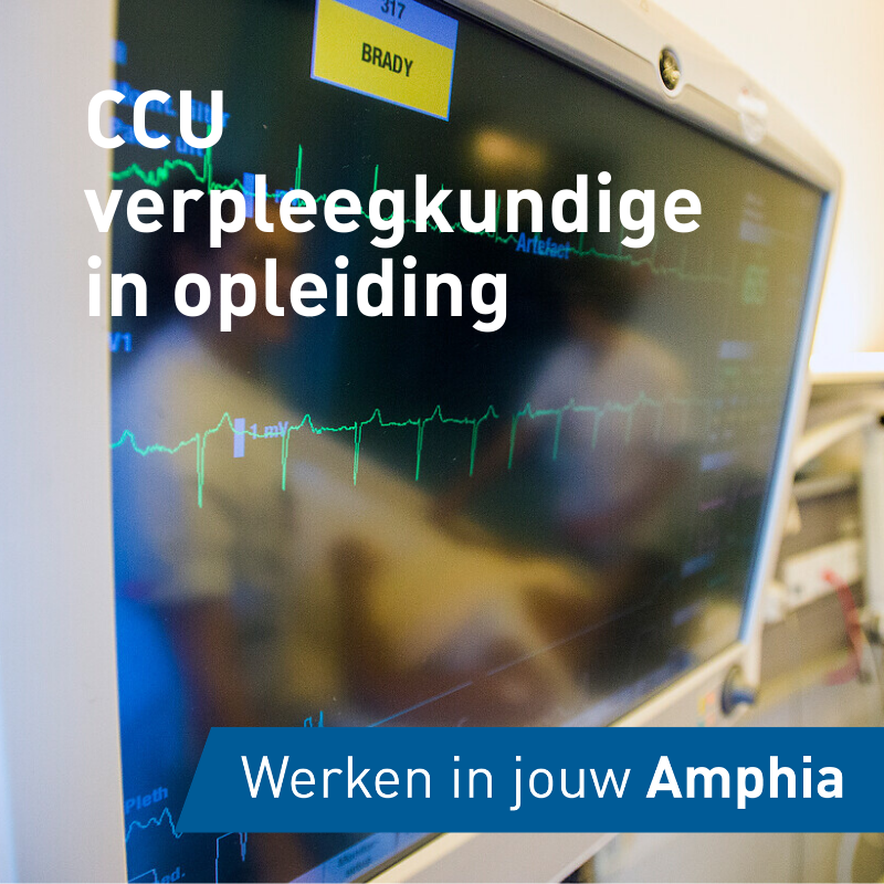 AmphiaZKHuis's tweet photo. Wil jij werken binnen hét hartcentrum van de regio, een top-afdeling die staat voor kwaliteit en ontwikkeling van cardiologische zorg? Solliciteer als CCU verpleegkundige in opleiding via: https://t.co/5rNyJY6haH #vacature #werkenbijamphia #ziekenhuis #breda https://t.co/XAWPIsJSdW