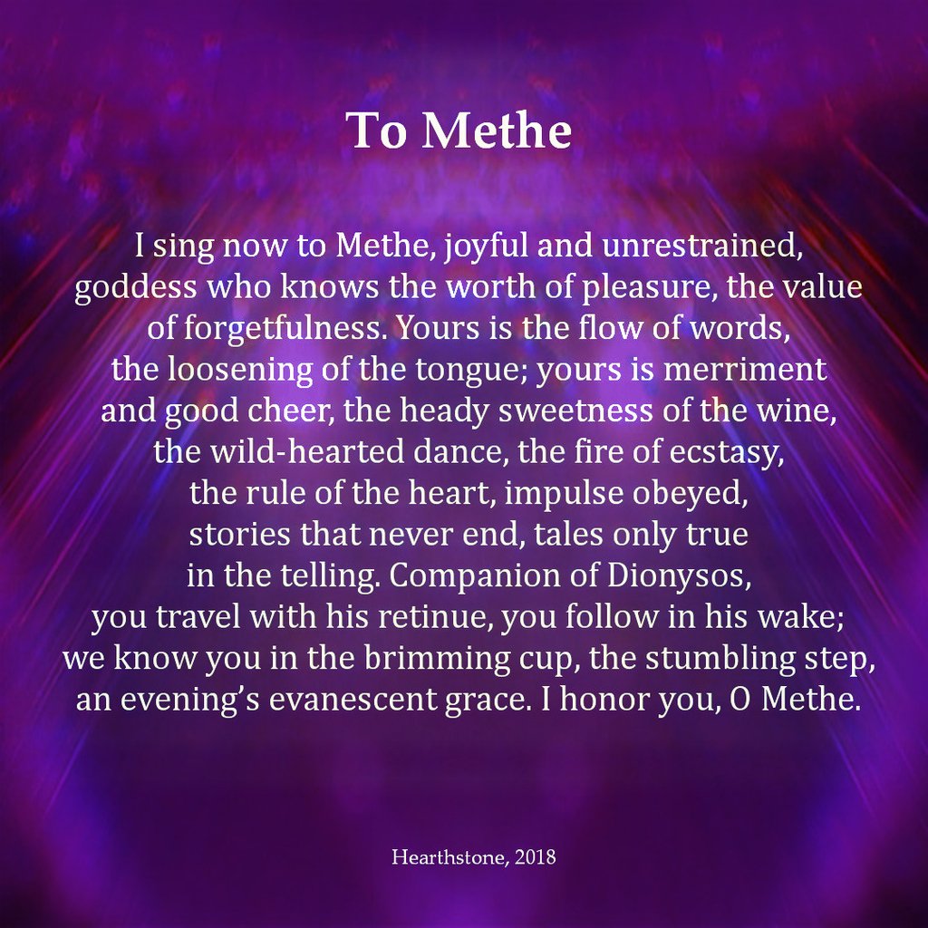 A prayer to Methe, Greek goddess of drunkenness.

#paganprayer #greekgods #hellenicgods #goddessmethe #methe
