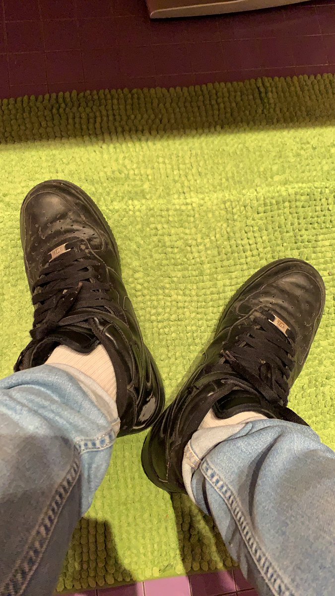 dirty black air forces