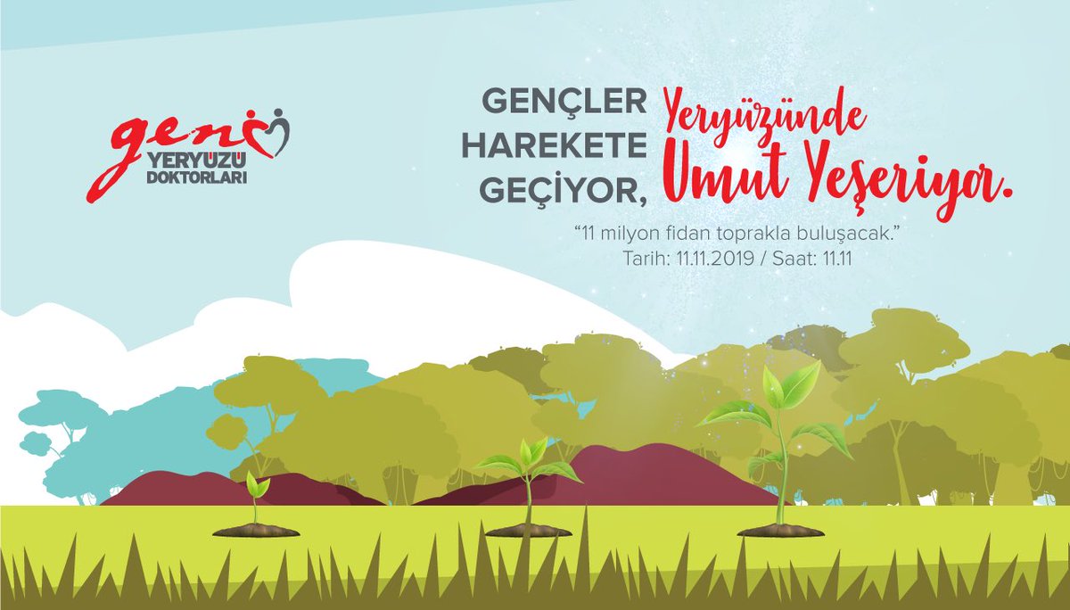 gencyyd's tweet photo. “İyilik için Gençlik” sloganıyla çıktığımız bu yolda daha yeşil bir gelecek için harekete geçiyoruz. 11 milyon fidan dikim etkinliğine 18 şehirden 1.000’i aşkın genç gönüllümüzle katılıyor, gelecek için bir fidan da biz dikiyoruz 🌱 #GeleceğeNefes #İyilikİçinGençlik https://t.co/NSqNBc9Luu