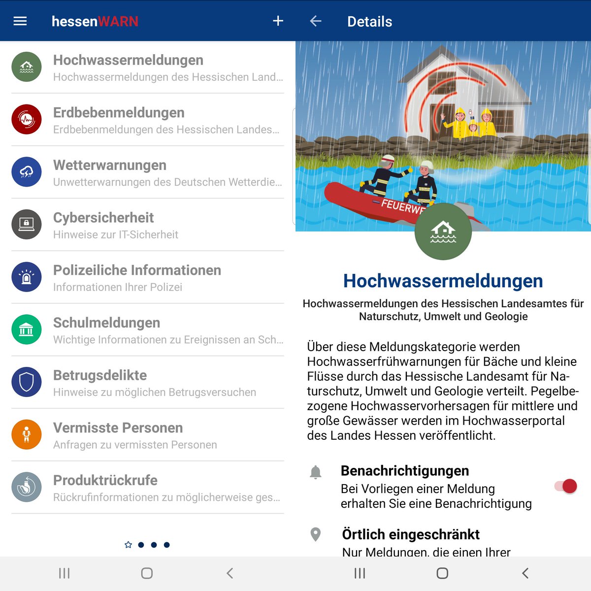 HLNUG_Hessen's tweet photo. Ab sofort in den 📲App-Stores für iOS und Android: #hessenWARN informiert über aktuelle Gefahrenlagen ⚠️in #Hessen mit Warnmeldungen 👉https://t.co/sODy4aWOFV . Mit dabei sind Hochwasser- und Erdbebenmeldungen des @HLNUG_Hessen 👉https://t.co/N7Gysx4B0W . https://t.co/EGFdYNK6vc