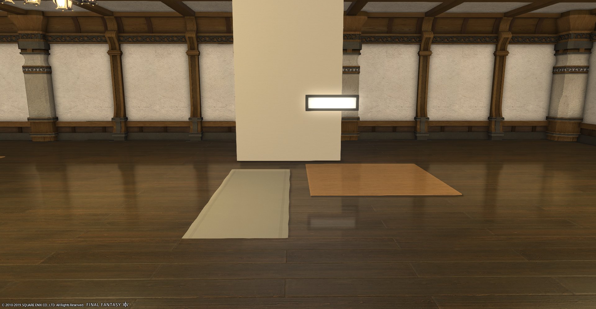 Souryu Yamato そうりゅう やまと Ff14 Typhon鯖 天窓障子の作り方の問い合わせが多かったので 簡単にssで説明します １枚目 用意するもの イミテーションロングウィンドウ レッドカーペット フロアマット ２枚目 浮かせて設置します ３枚目 上から見た