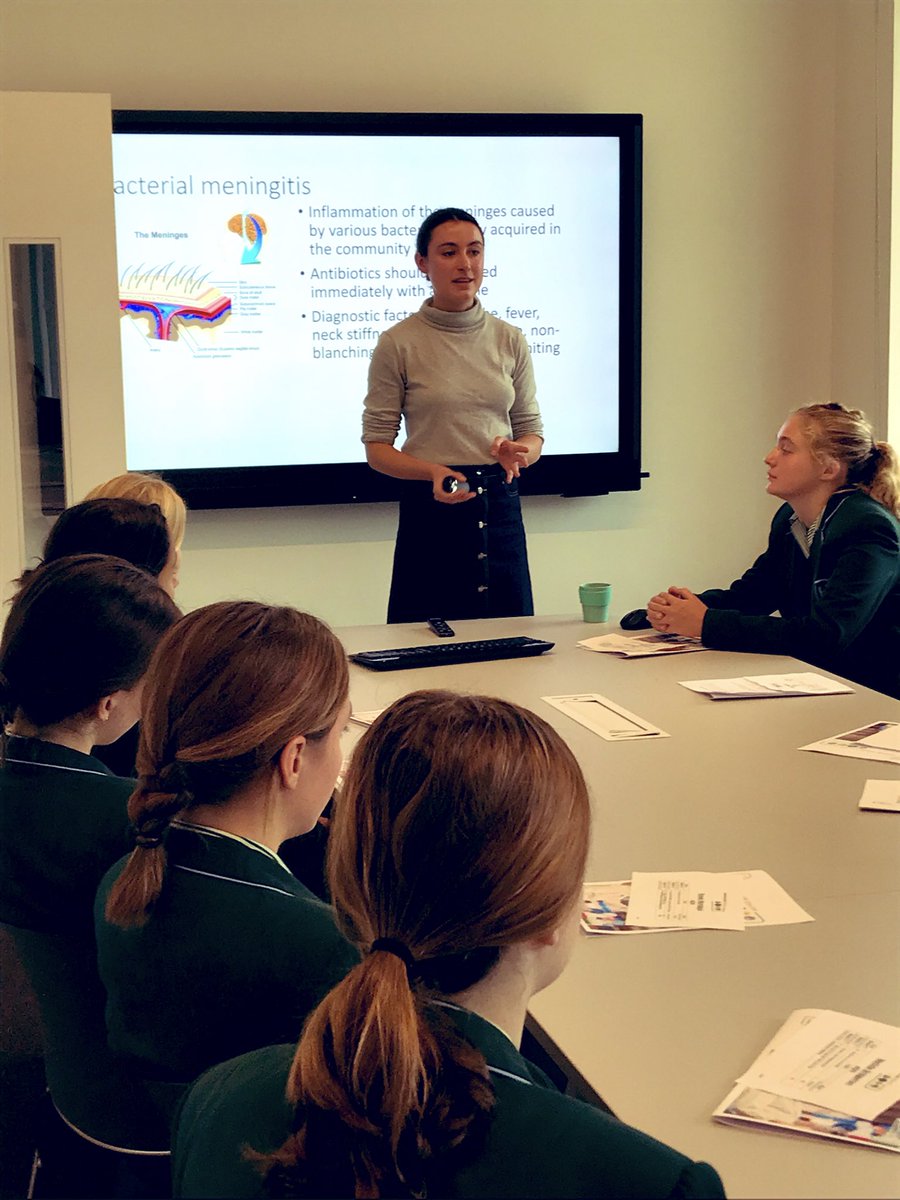 DowneHouse's tweet photo. Thank you to #DHAlumna Poppy MacInnes for sharing her experience of studying Medicine @KingsCollegeLon #DHSTEMDay18 #DowneCommunity @DHUpperSchool https://t.co/tHwRmn78GH