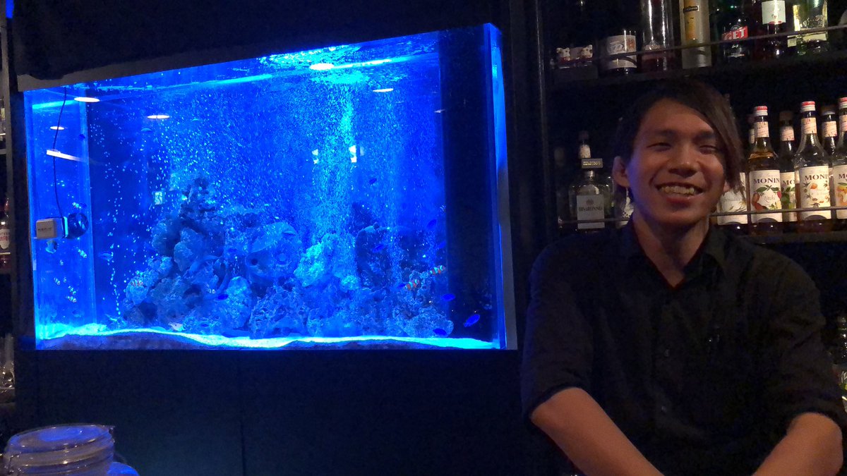 Yo Bar シードロップ 七日町 若い店長さんがいる笑