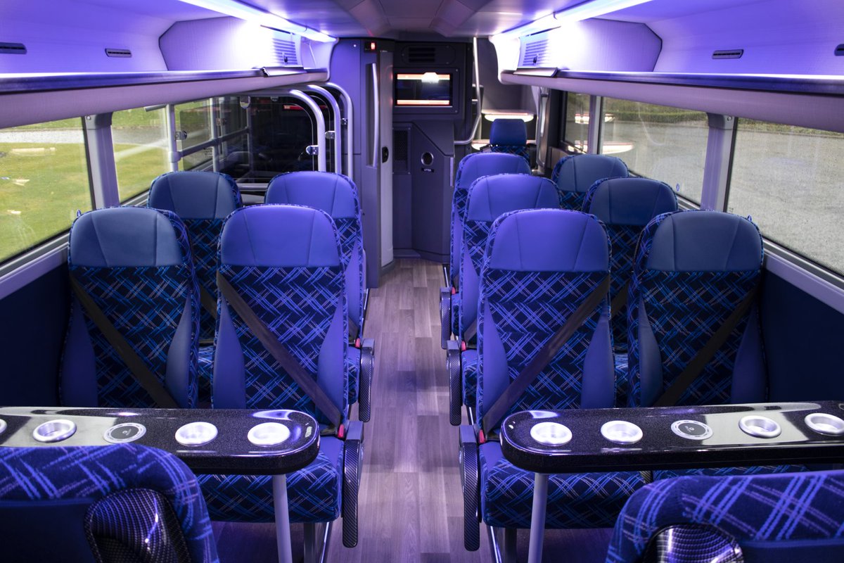 ADLbus's tweet photo. Five Plaxton Panorama double deck coaches have joined @westcoastbuses for the @ScotCitylink AIR service from Glasgow to @EDI_Airport. With a highly specified interior that has been adapted to the needs of airport travellers, they will set new standards: https://t.co/9MykJAqQ9v https://t.co/Hvdm1QpS9R