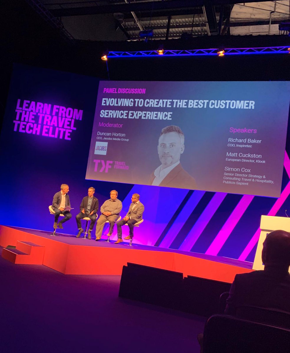 PublicisSapient's tweet photo. We’re a long way from voice becoming mainstream in travel. When you have a known transaction, voice can play a part but if you’re looking to get advice on a travel experience we’re a way off.
Senior Director of Strategy & Consulting, Simon Cox. #TravelForward19 https://t.co/Pi4zRKMFUj