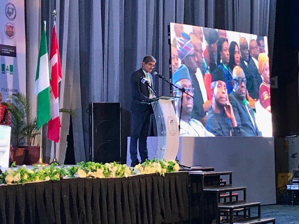 HCCanNigeria's tweet photo. «En tant que 2e partenaire commercial & investisseur le +grand de l’Afrique subsaharienne,🇳🇬est 1 de nos +imp partenaires économiques de la région. Je suis convaincu que🇳🇬est aussi un marché imp pr l’avenir, offrant possibilités inexploitées aux entreprises🇨🇦»-@tarikdev #NCIS2019 https://t.co/1qWzH0EFjC