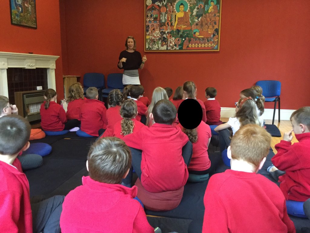 penistonestjohn's tweet photo. An amazing painting showing the Y4 children Buddha's path to enlightenment ☀️ https://t.co/QVc1sMMt3X