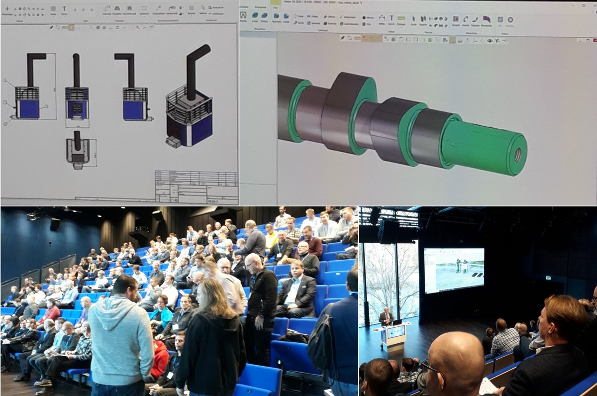 KAuttila's tweet photo. Eri toimialojen suunnittelijat ympäri Suomea tutustumassa uusien #Vertex2020 versioiden ominaisuuksiin ja toimintoihin ensimmäisten joukossa #vertexsystems @VertexSystemsHQ @tamperetalo #tampere https://t.co/ycoH9IAr5a