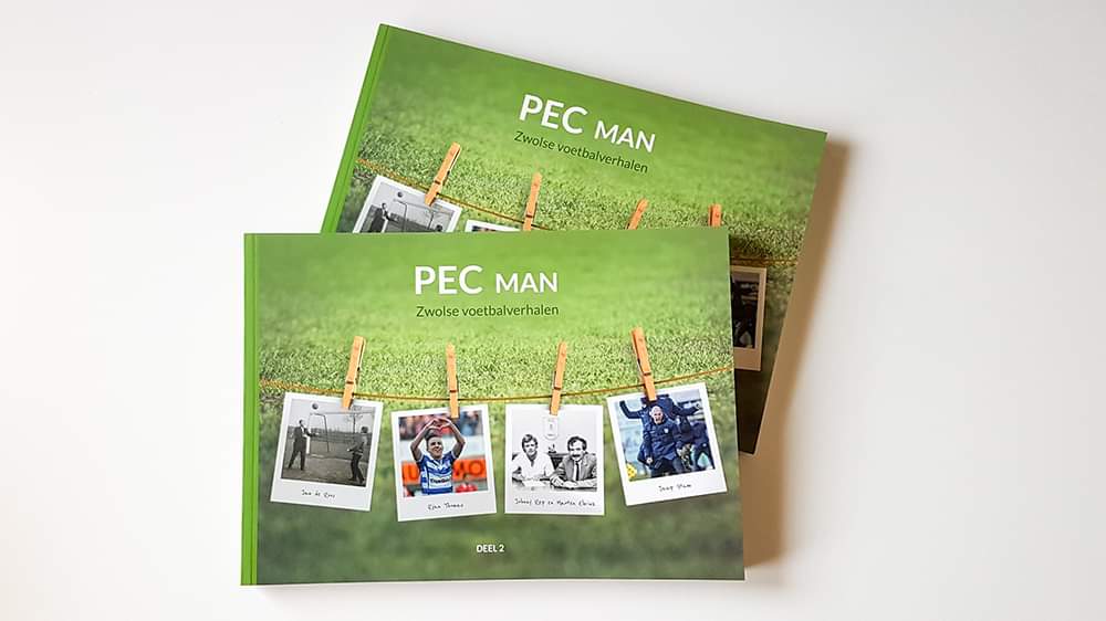 deBoekendame's tweet photo. Na het succes van het eerste deel van ‘PEC Man’ is er nu een tweede deel! Ik heb het complete boek mogen vormgeven, het ISBN nummer geregeld en de boeken laten drukken. Via https://t.co/PIwQBHR3jP kun je het boek bestellen. Info over project: https://t.co/ieW4Krm0D7 https://t.co/ypEH22NXge