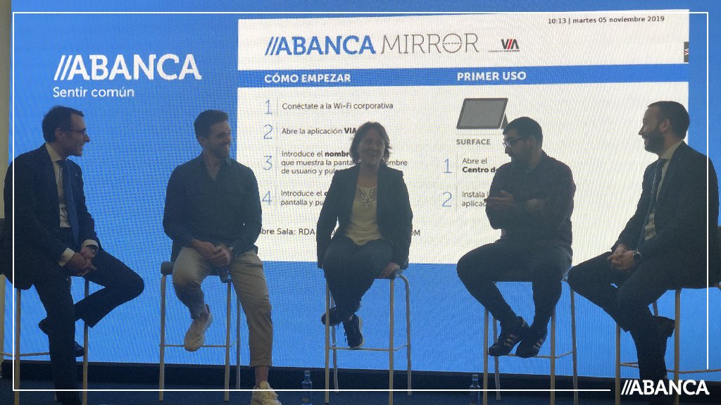SomosABANCA's tweet photo. Hoy estuvimos escuchando y compartiendo experiencias con nuestros clientes de negocios en los desayunos ABANCA. Para entenderlos, saber lo que necesitan y avanzar juntos en nuestra especialización, ¡gracias por hacerlo posible! #ClientesAmigos 💙 https://t.co/GbmIu0U7gR