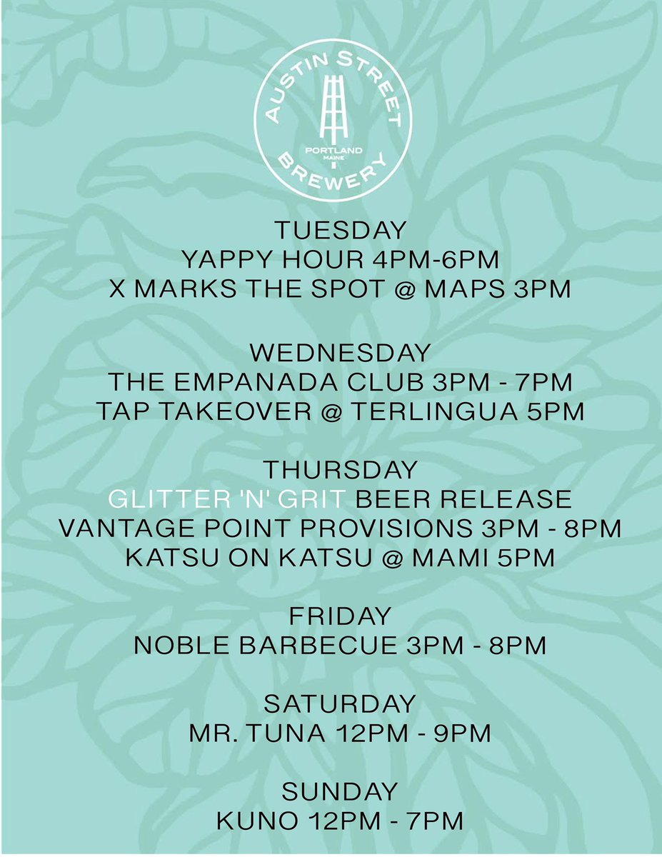 AustinStBrewery's tweet photo. @207beerweek continues + there’s a sprinkle of Glitter (‘N’ Grit) in the forecast ✨ #207beerweek #thisweekatASB #everysipconsidered https://t.co/nz4q9gkfcM