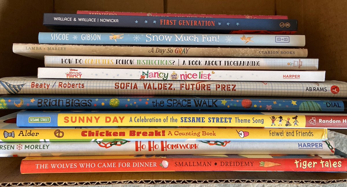 ✨Book Giveaway!✨Follow &amp; R/T to enter! Indicate which box you would like in the comments (middle grade or picture book). I’ll add signed copies of Vanderbeekers 1 &amp; 2 in the MG box.✨I’m doing this every week, so stay tuned! Contest ends 11/5 @ 9pm EST. US only. #KidsNeedBooks